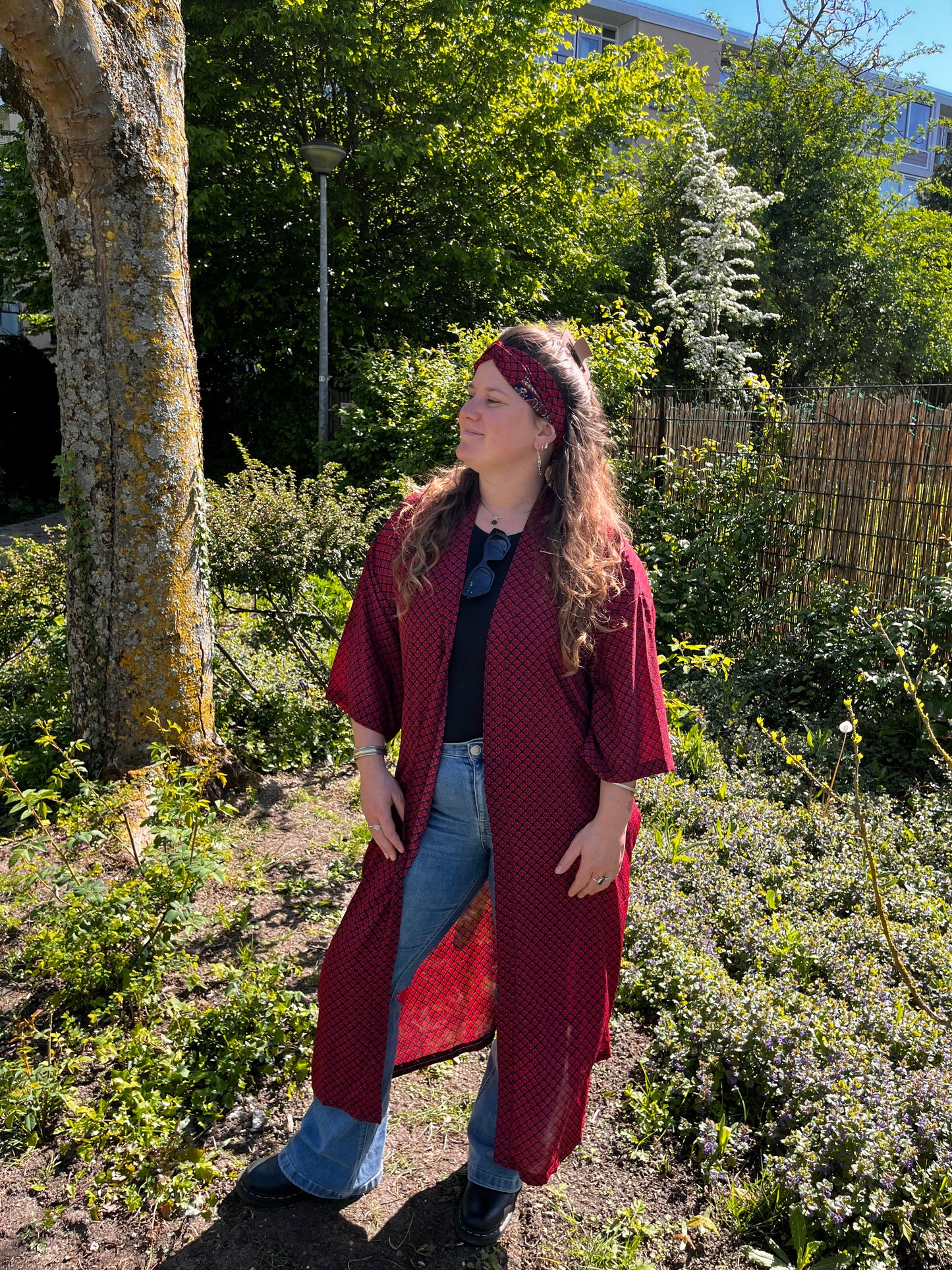 Kimono donkerrood