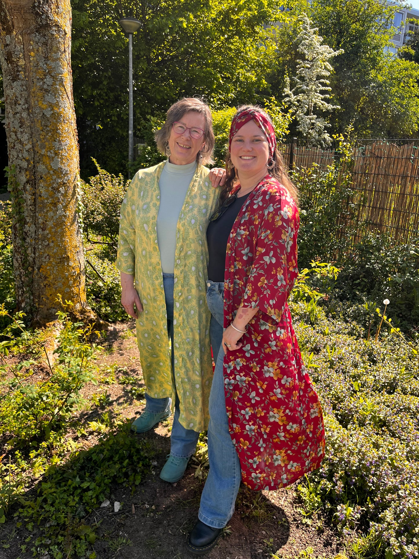 Kimono rood/bloem