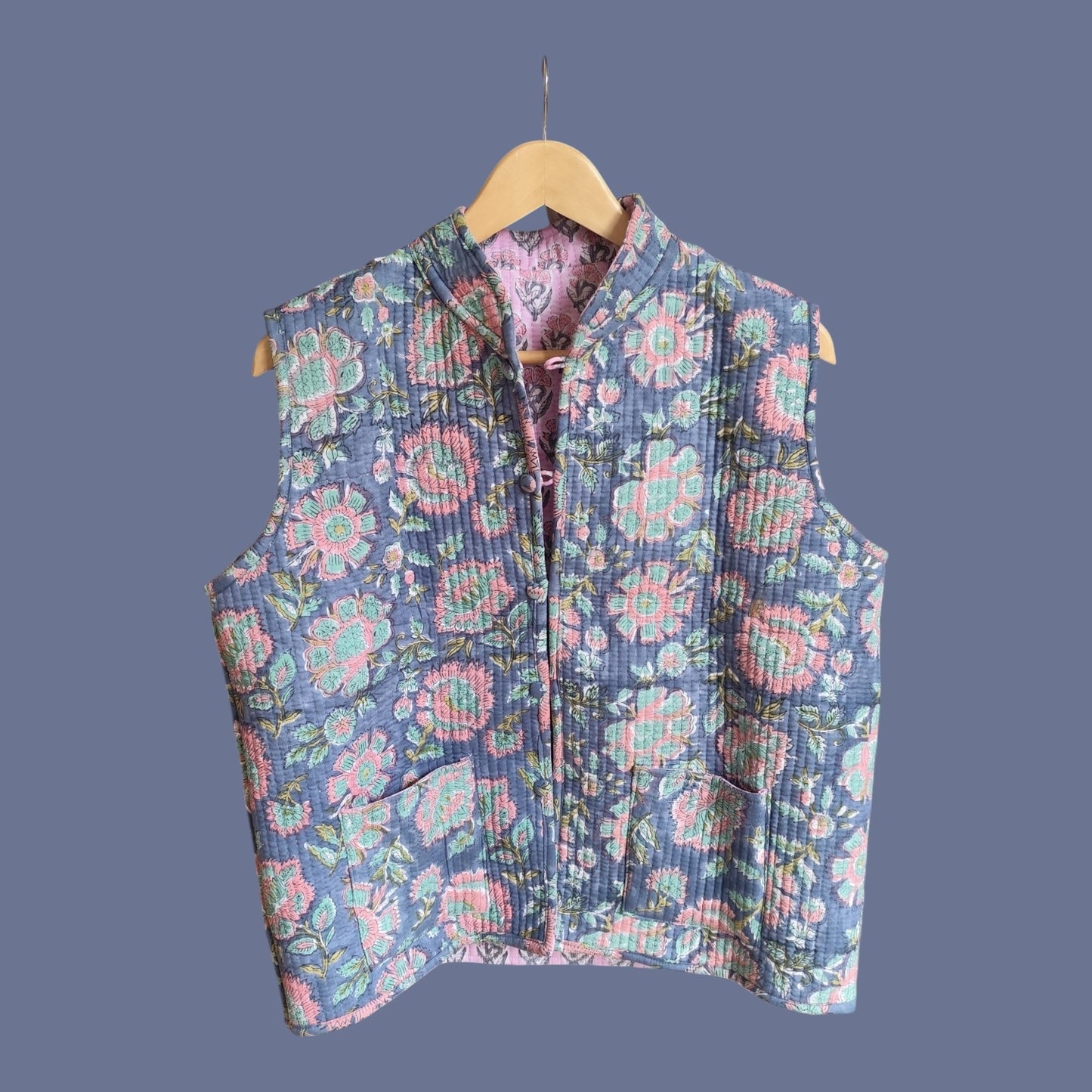 Katoenen gilet 48
