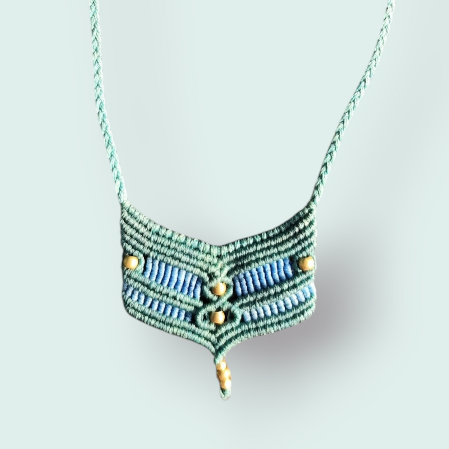 Macramé kettingen tweekleurig