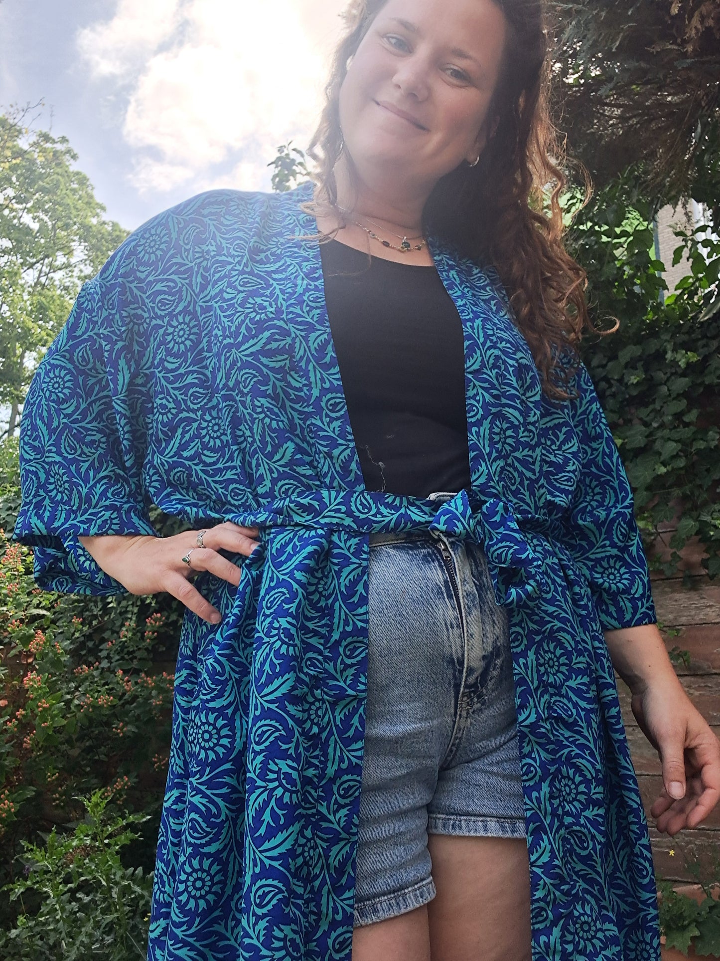 Kimono blauw