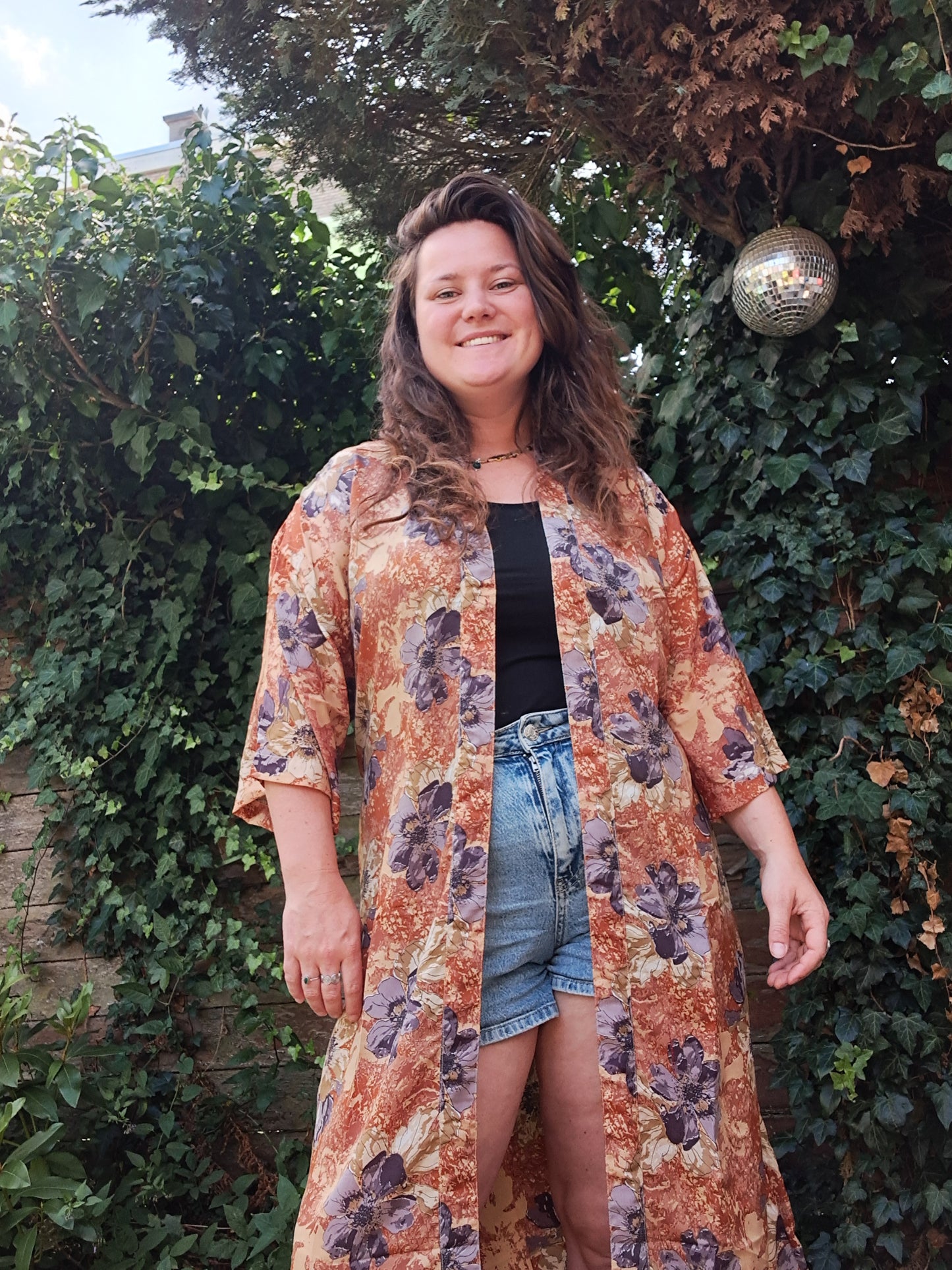 Kimono oranjebruin