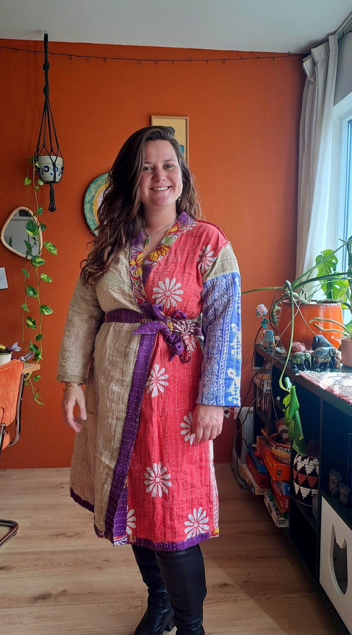 Lange kantha jas 9