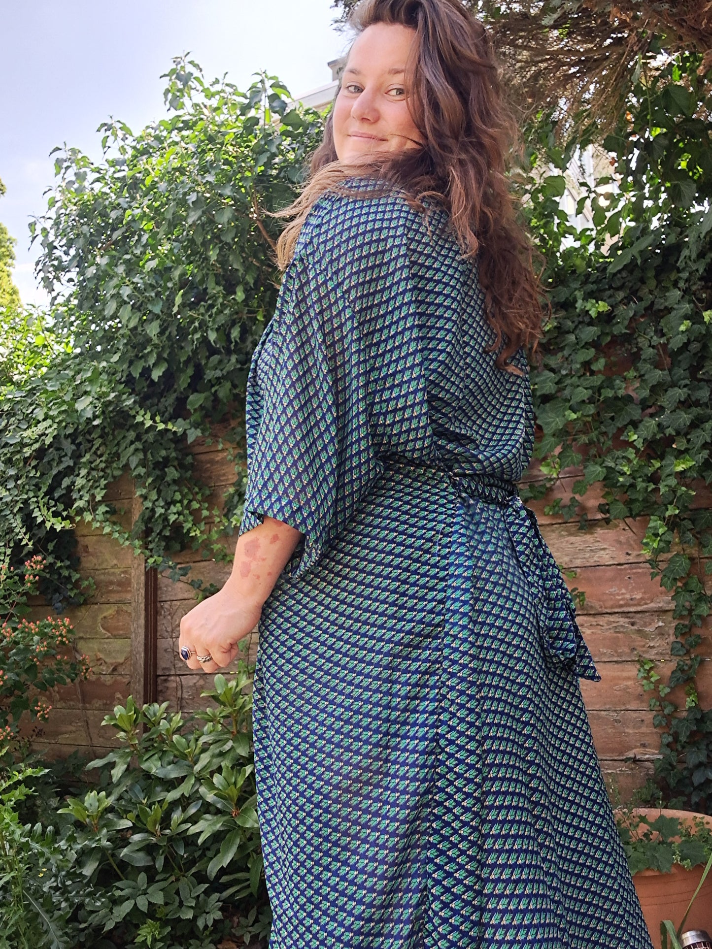 Kimono donkerblauw