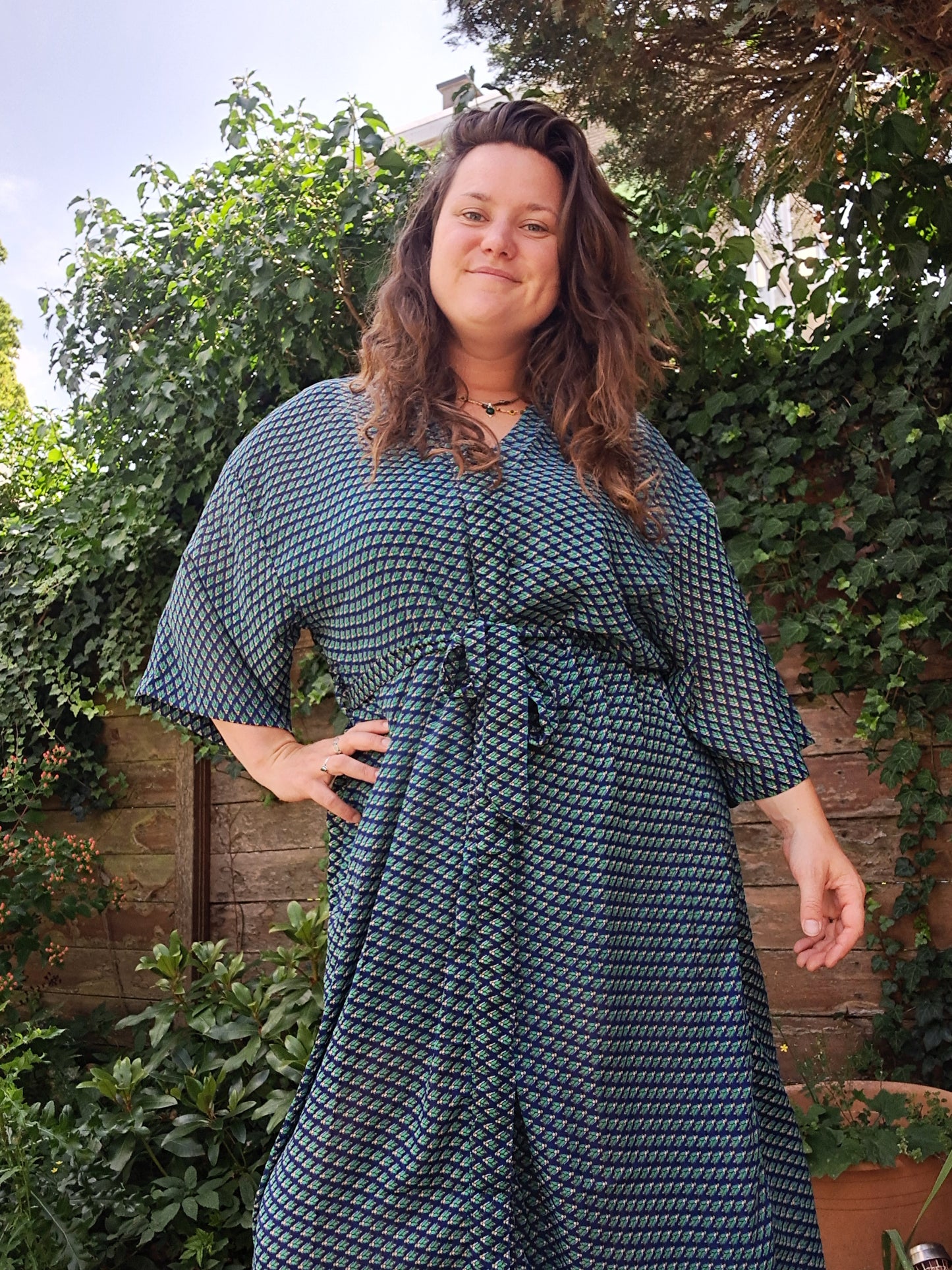 Kimono donkerblauw