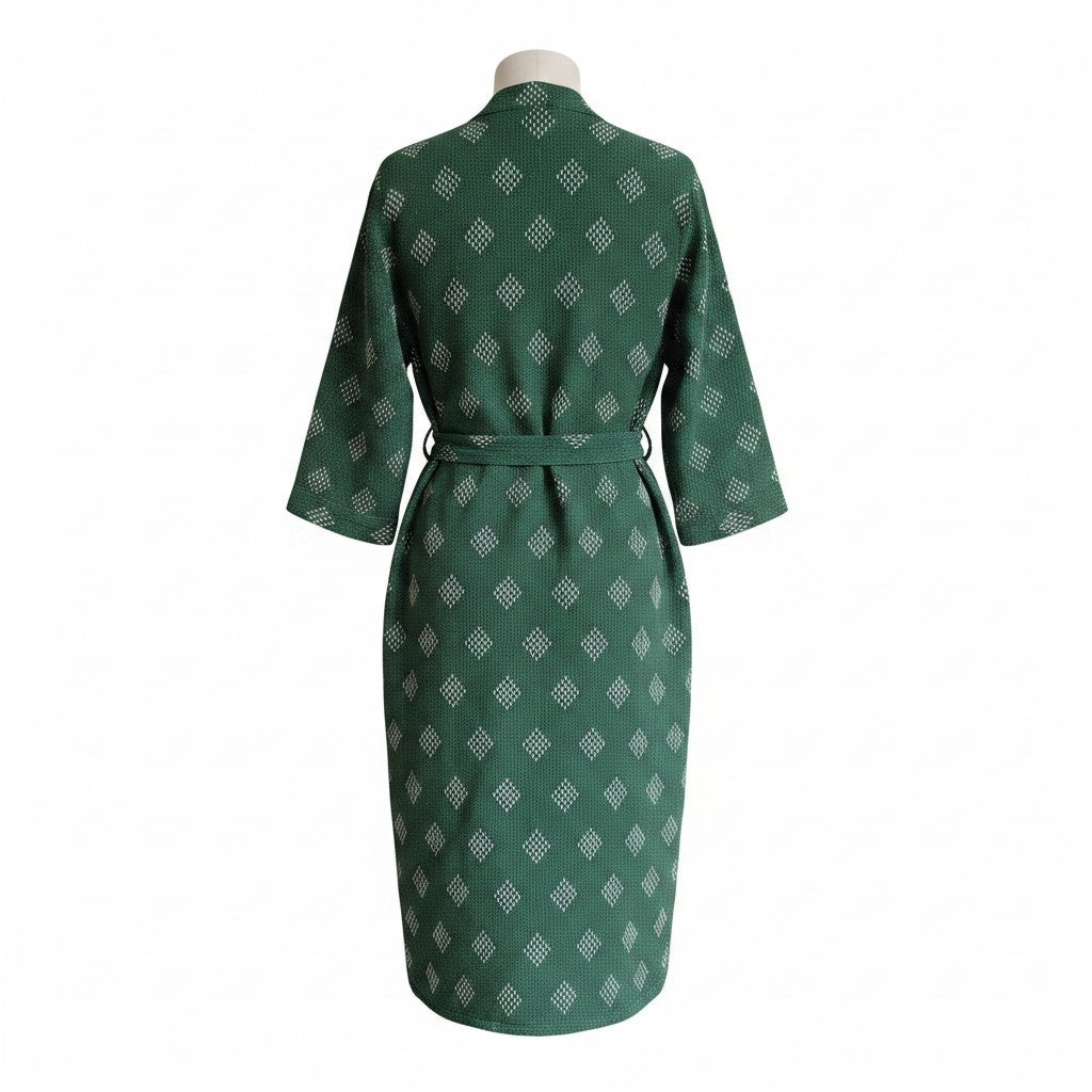 Kantha jas lang groen
