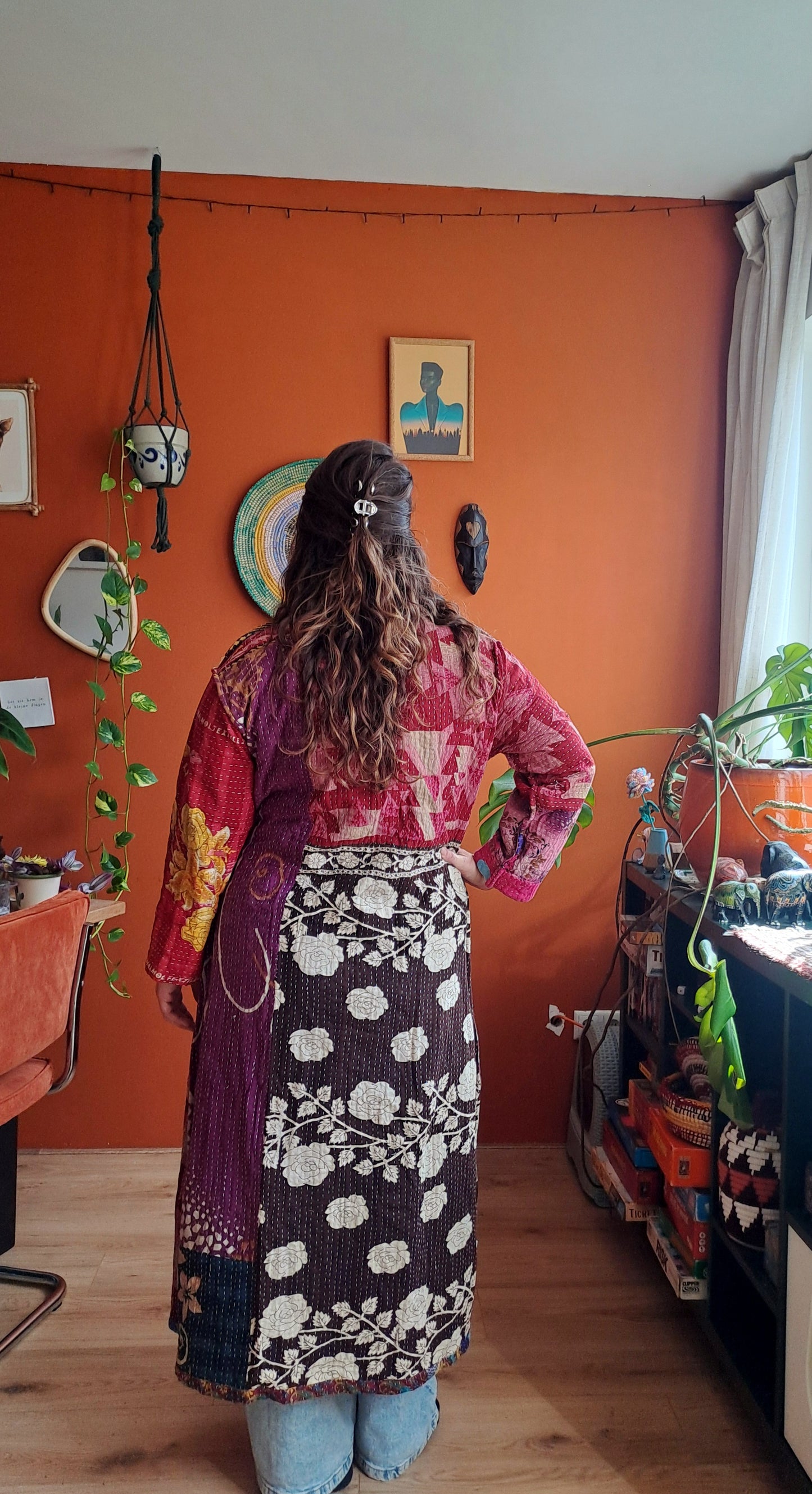 Lange kantha jas 14