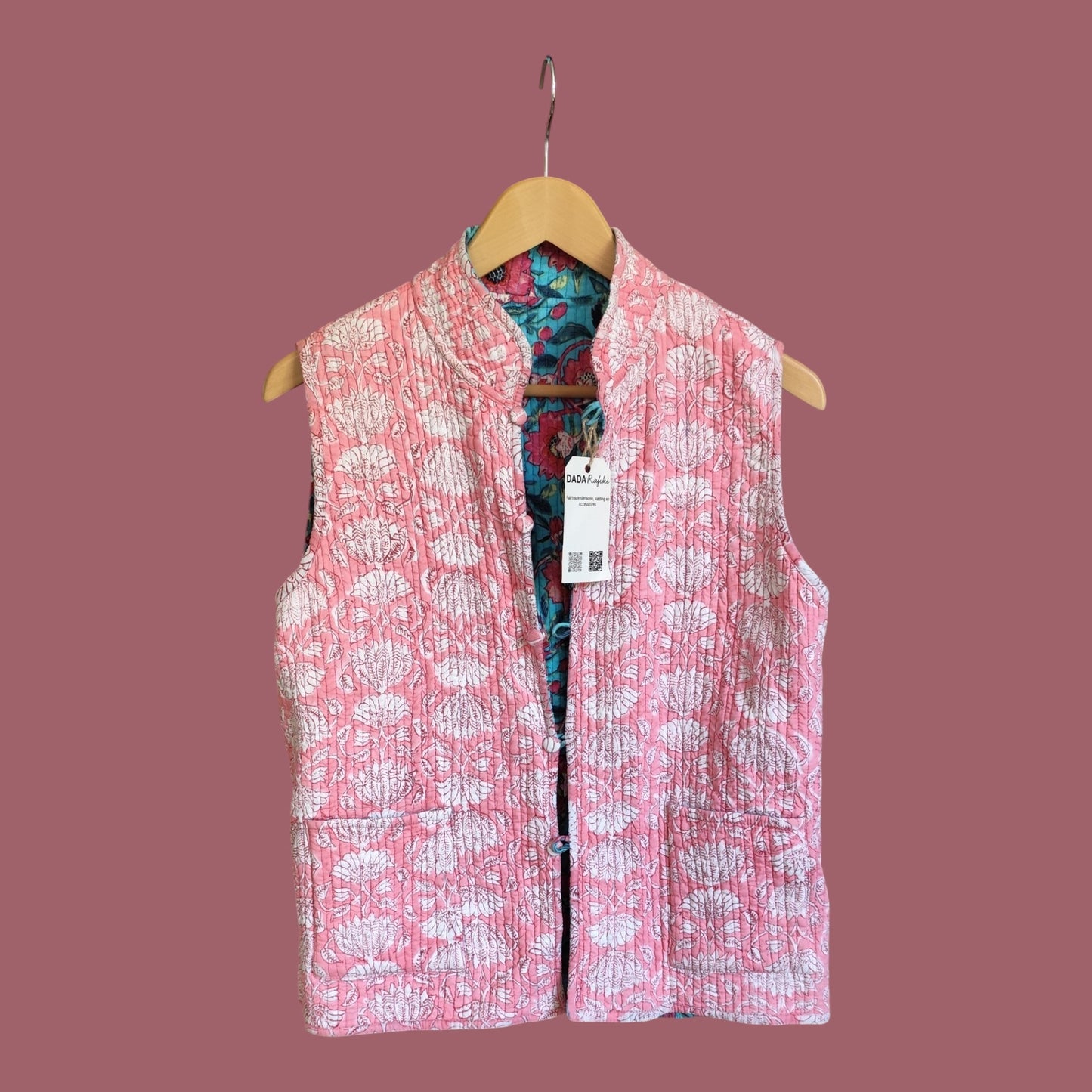 Katoenen gilet 56