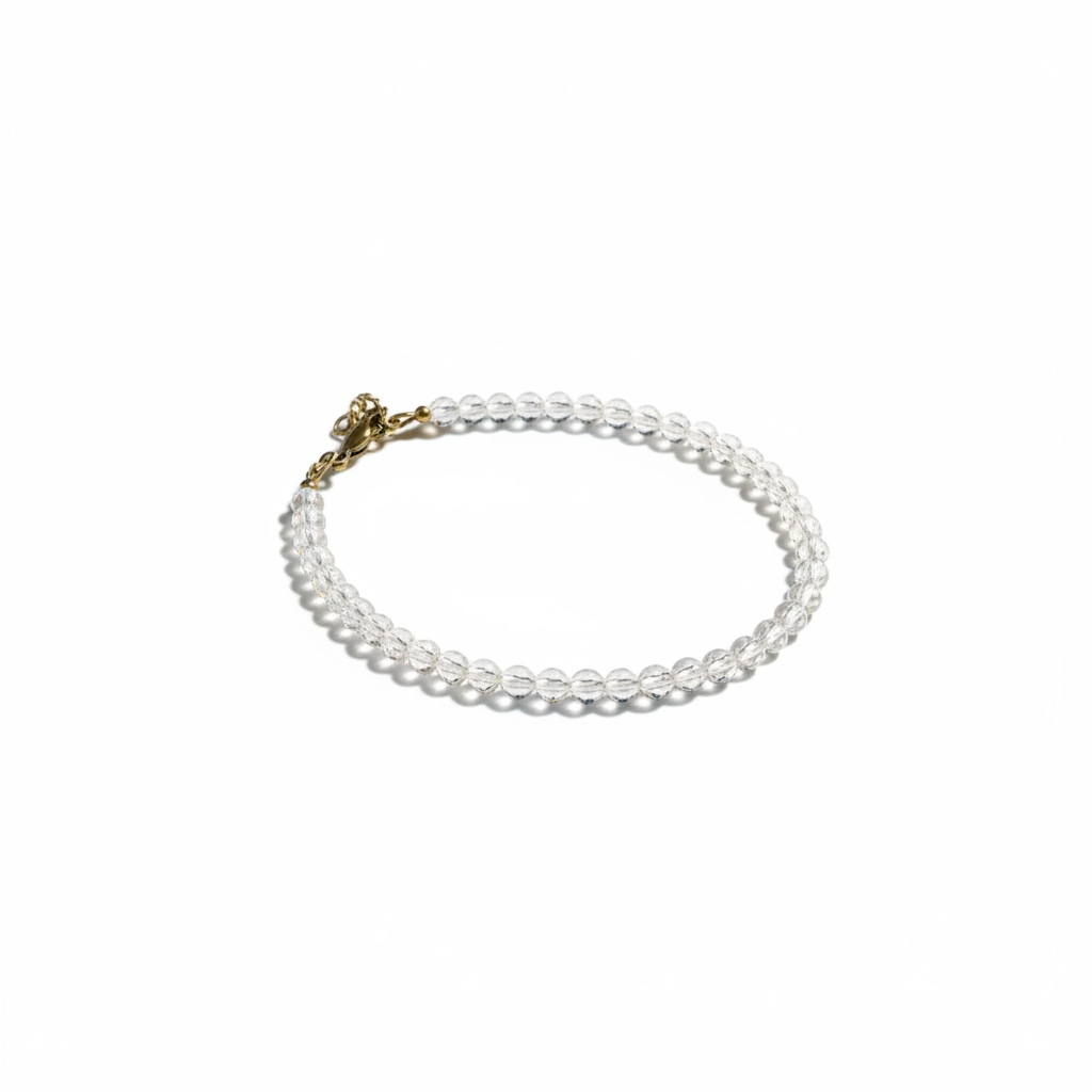 Messing armband natuursteen klein