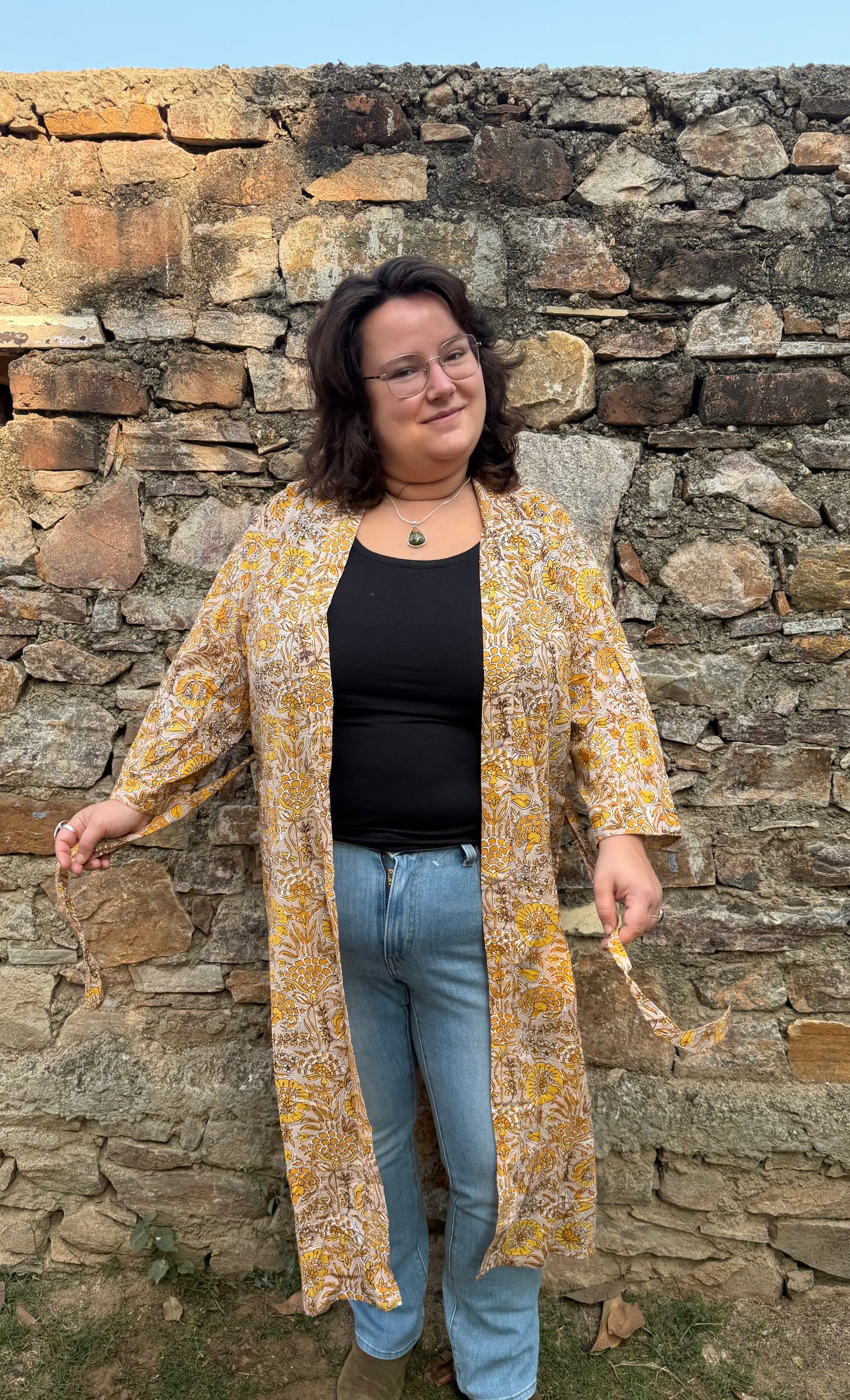 Katoenen kimono Hatoondi