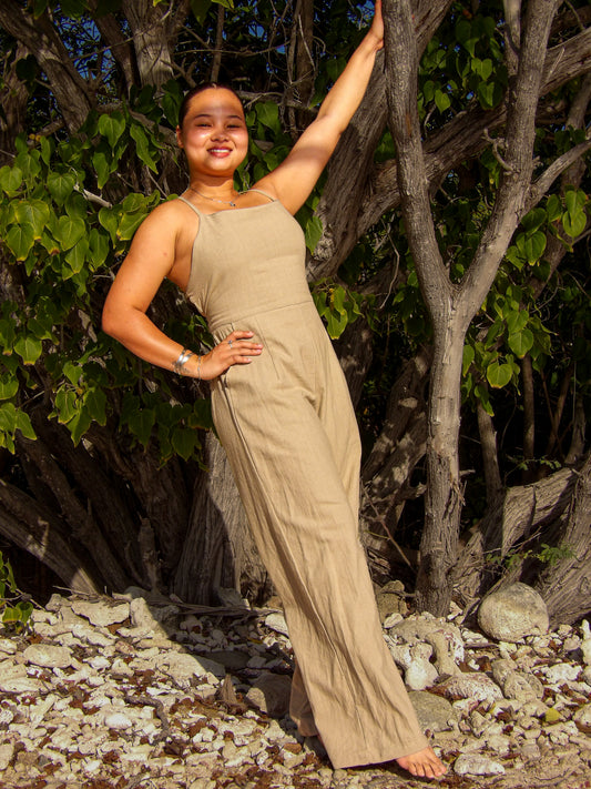 Linnen jumpsuit