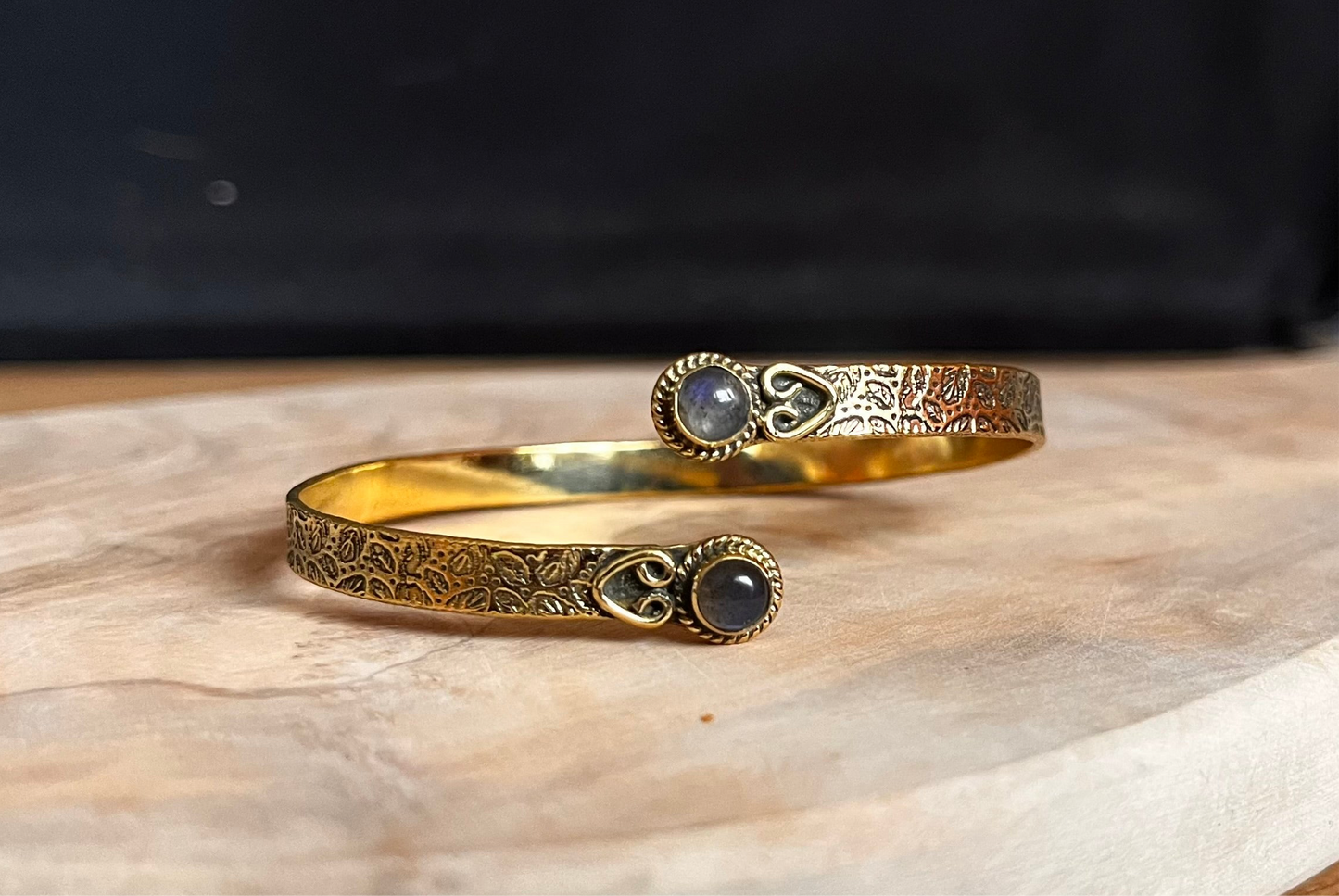 Messing armband rond