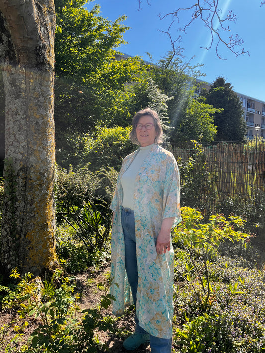 Kimono licht blauw