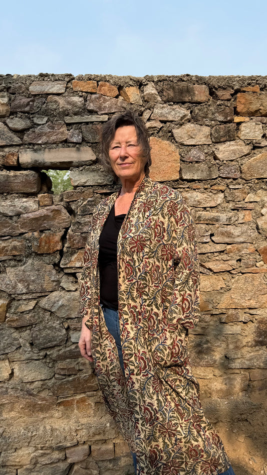 Kantha kimono Bilwara