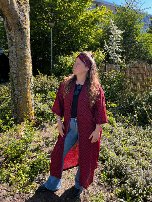 Kimono donkerrood