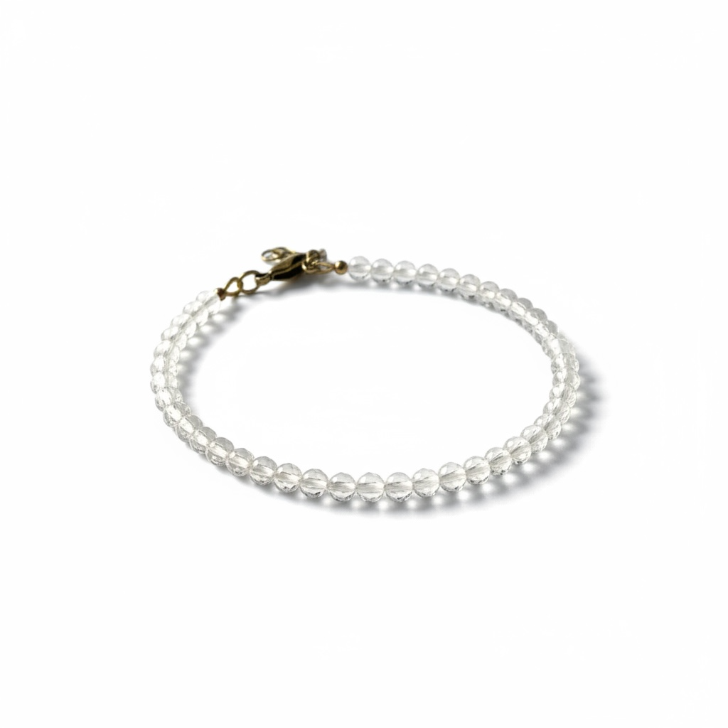 Messing armband natuursteen klein
