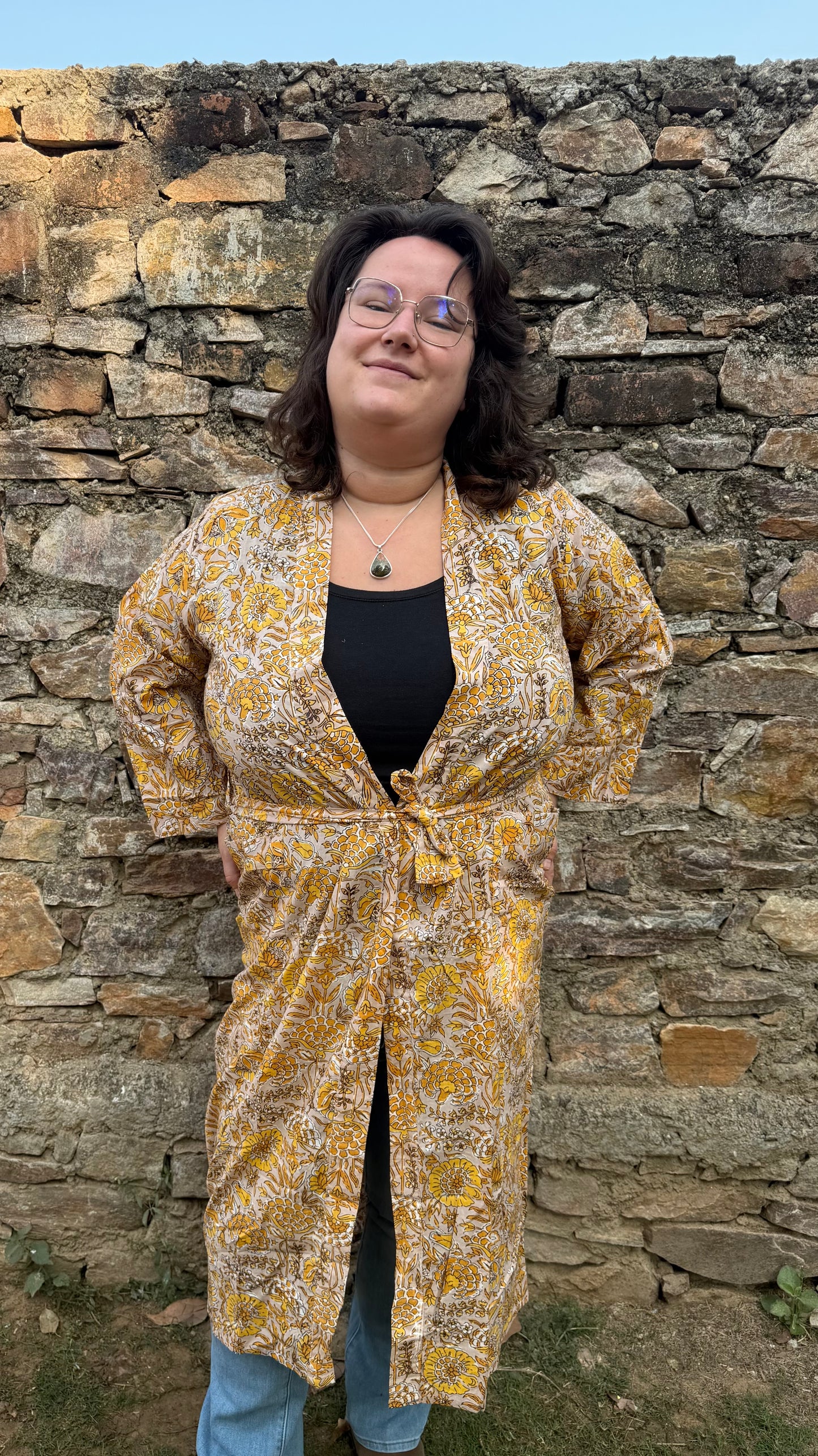 Katoenen kimono Hatoondi