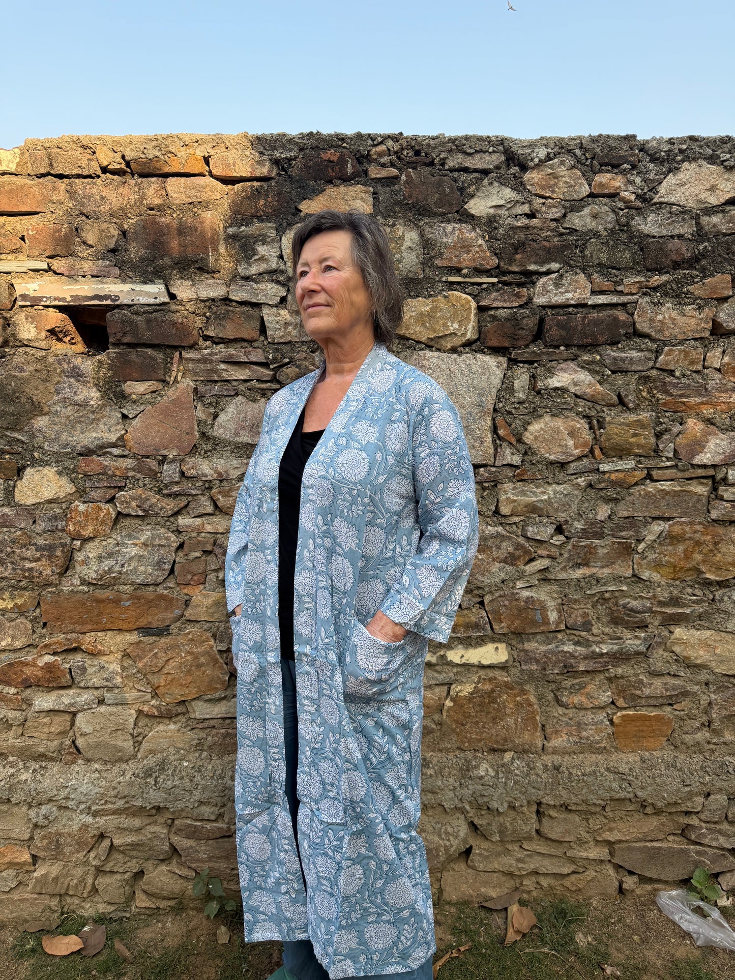 Katoenen kimono Phulera