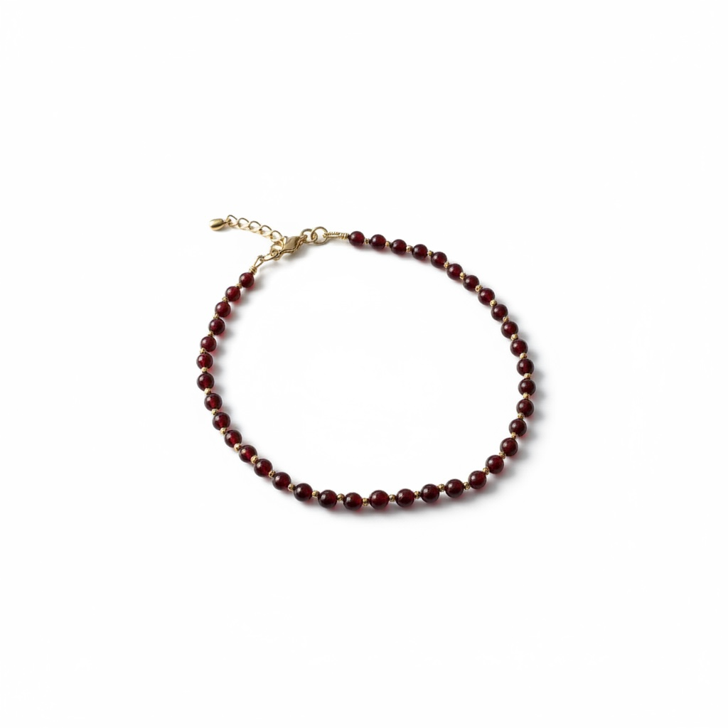 Messing armband natuursteen klein