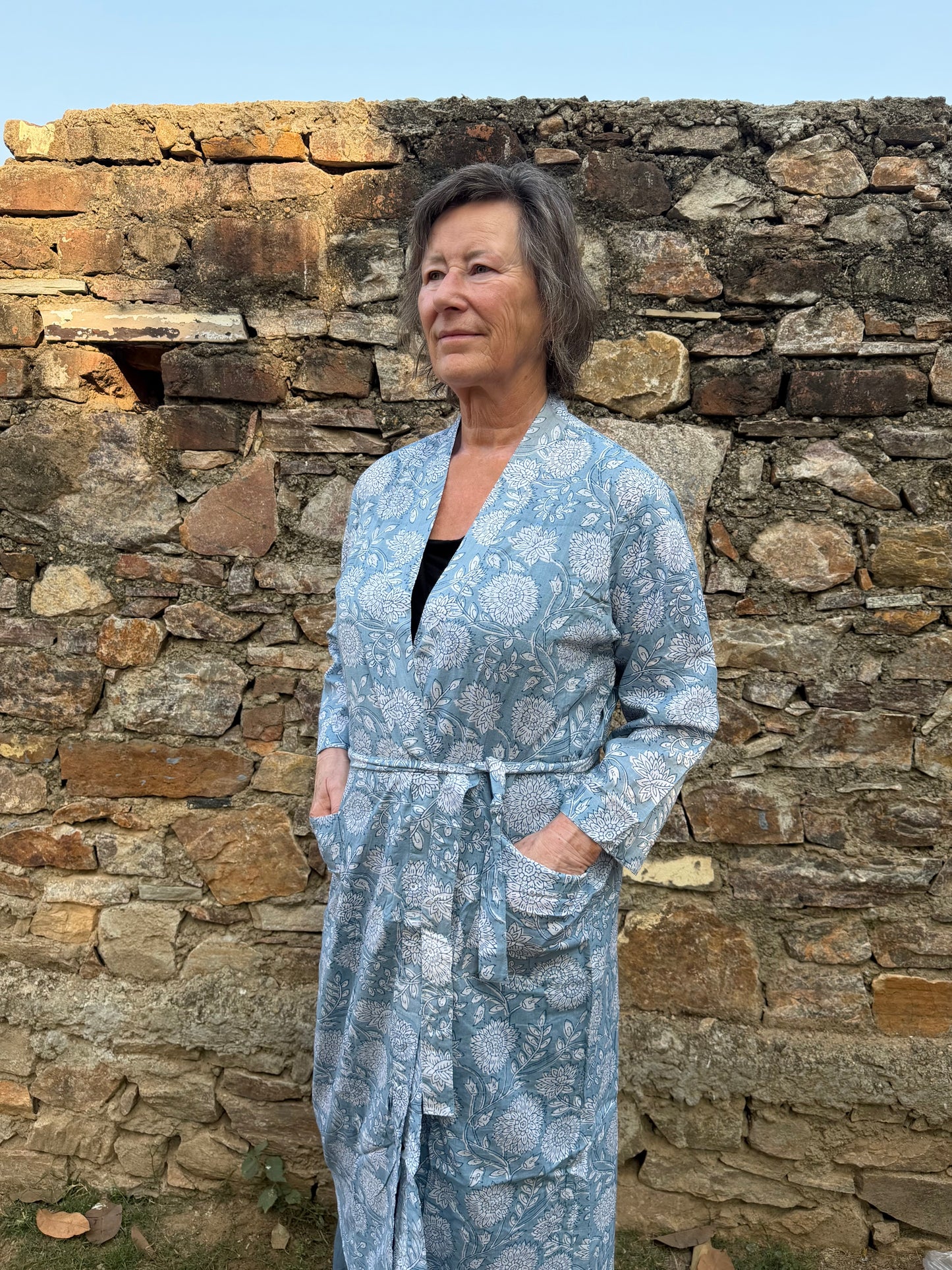 Katoenen kimono Phulera