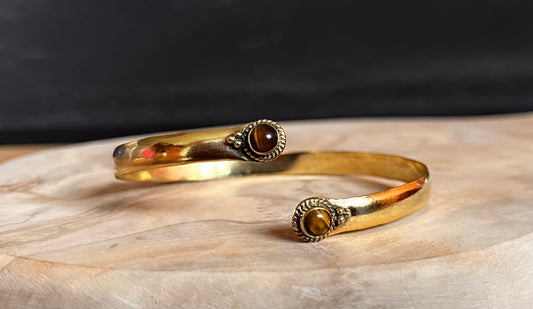 Messing armband rond