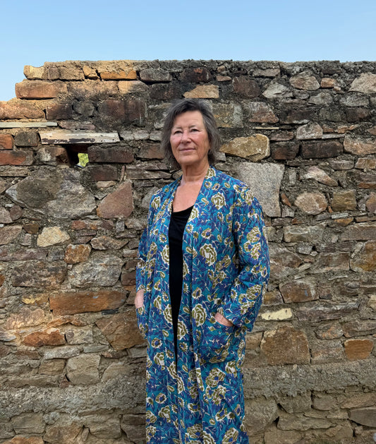 Katoenen kimono Bagru