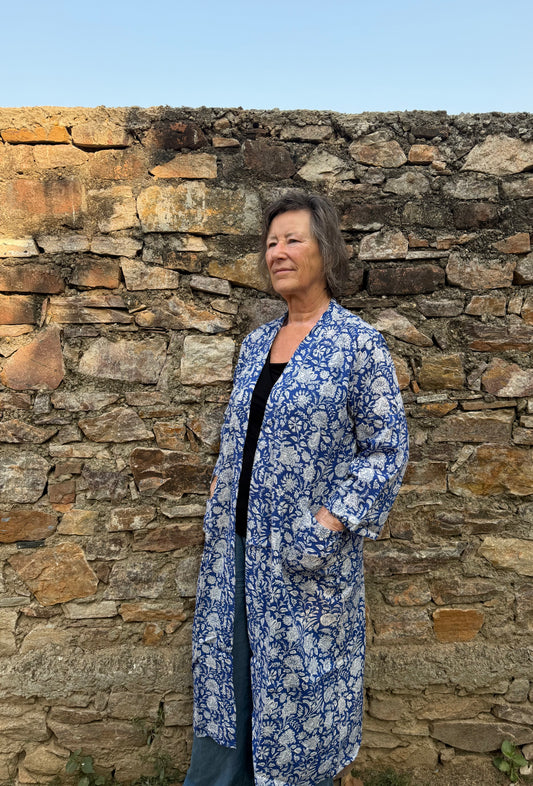 Katoenen kimono Tabiji