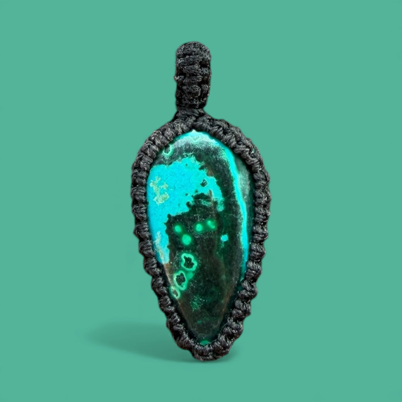 Macramé hanger Amazoniet