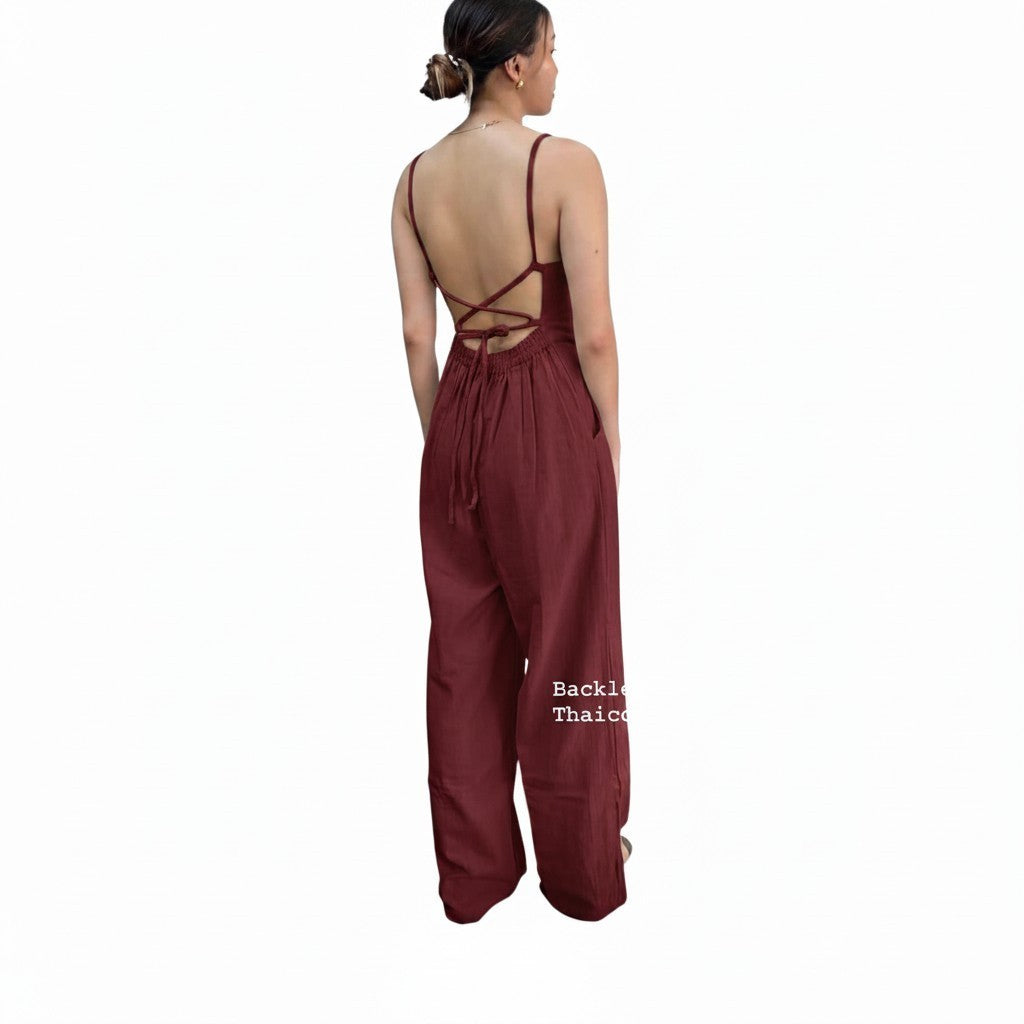 Linnen jumpsuit