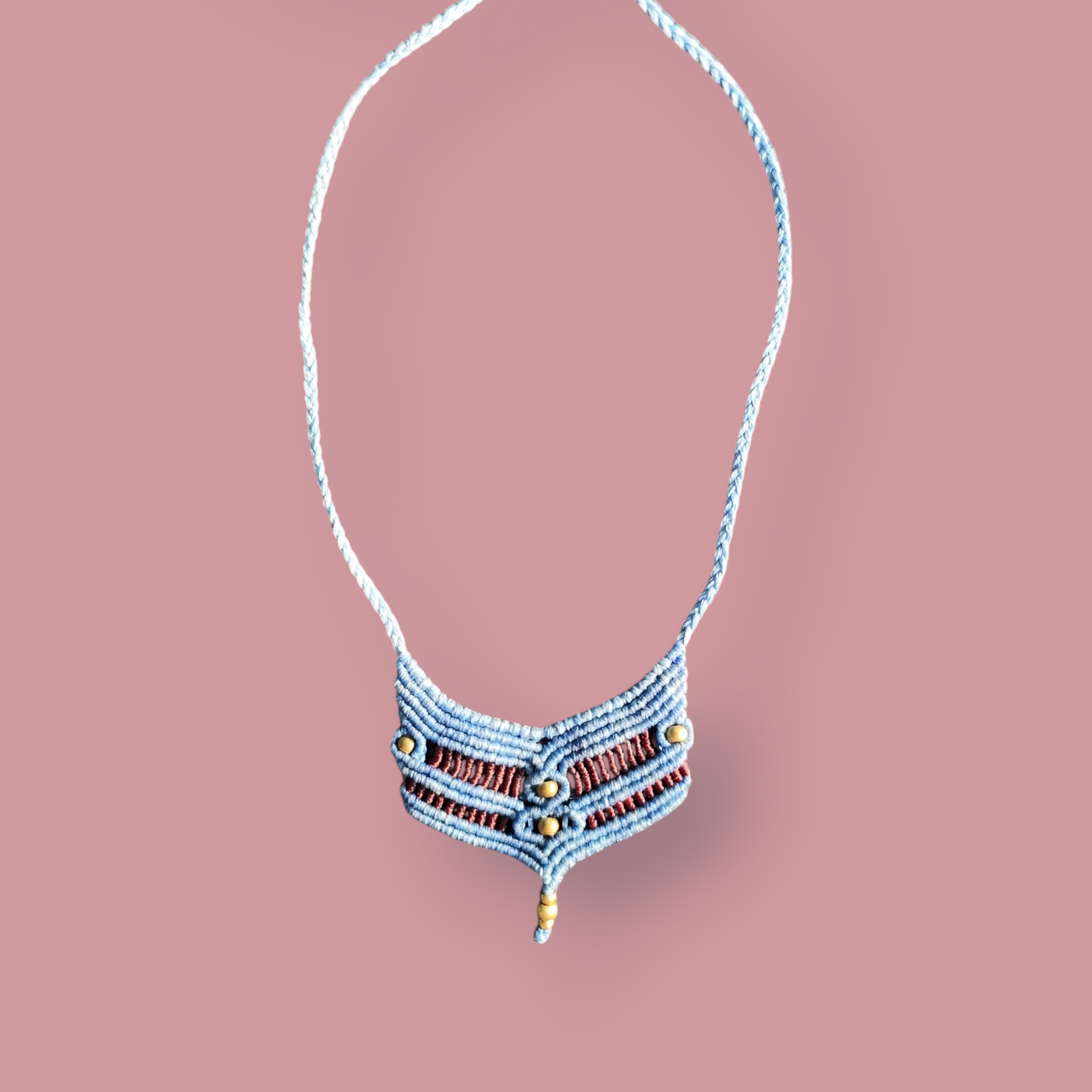 Macramé kettingen tweekleurig