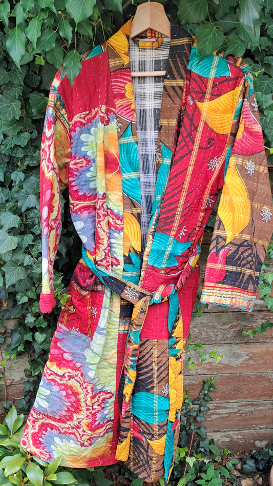 Lange kantha jas 8