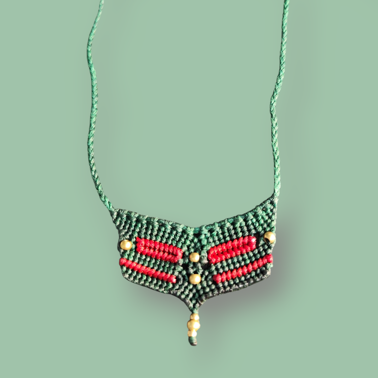 Macramé kettingen tweekleurig