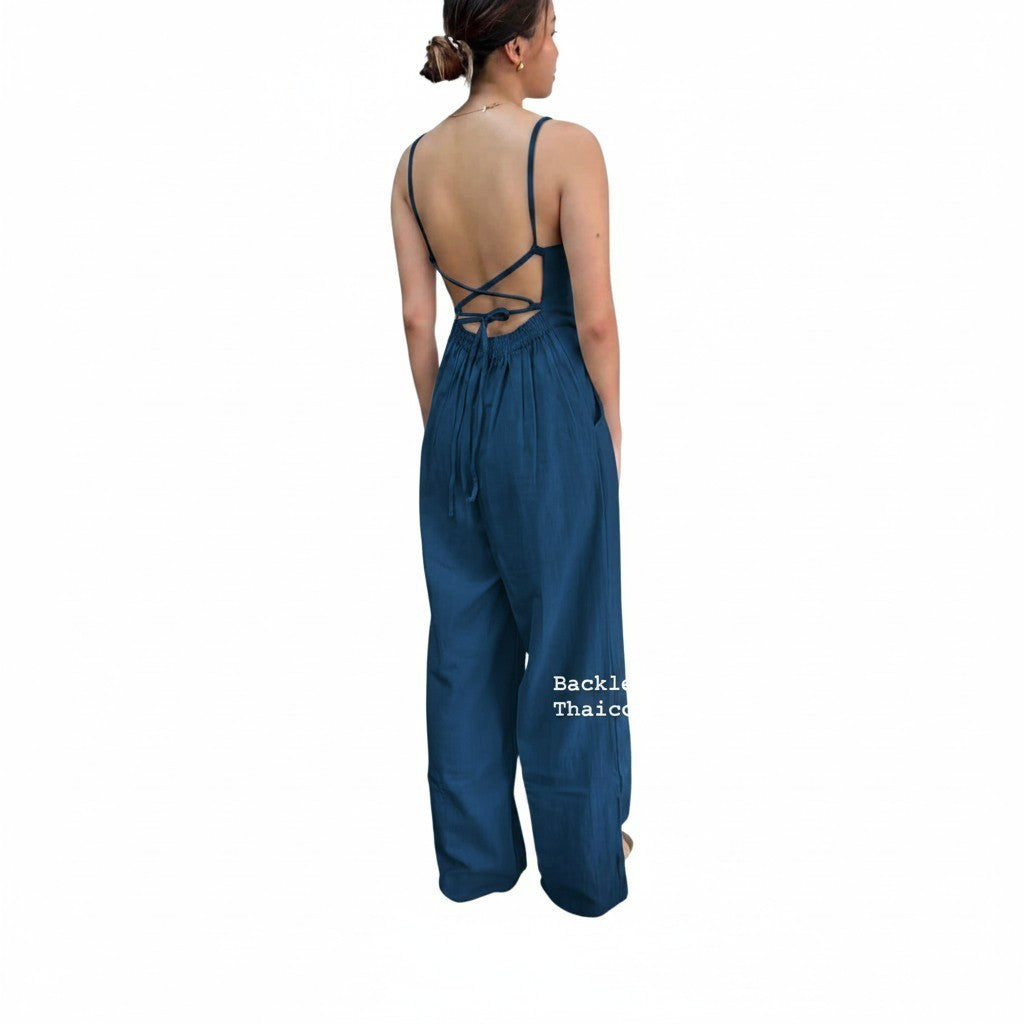 Linnen jumpsuit