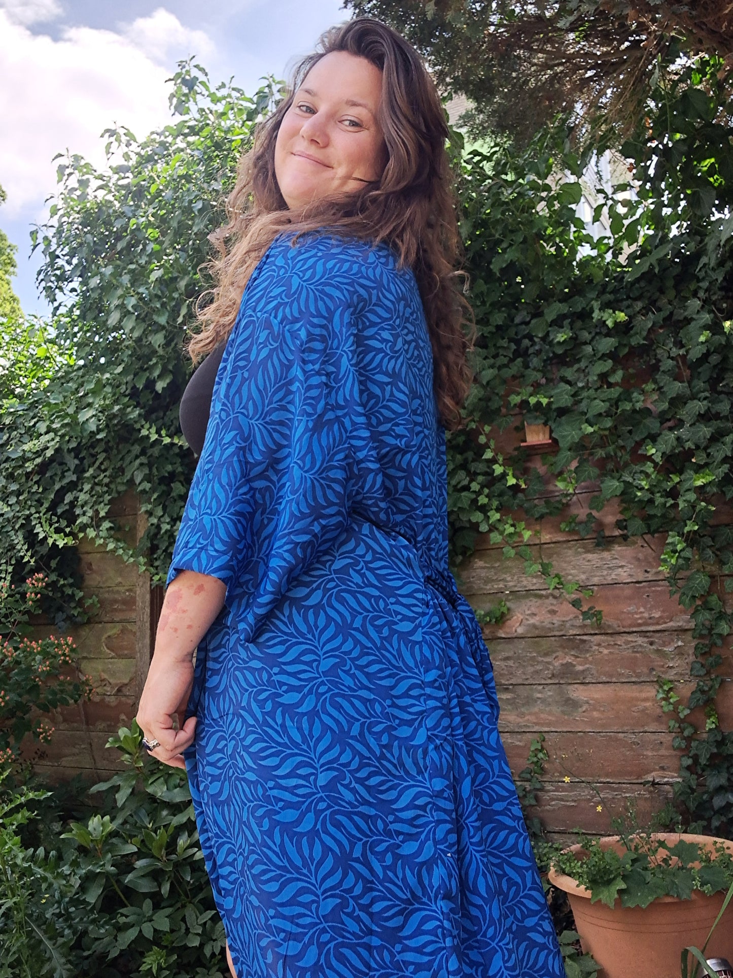 Kimono blauw