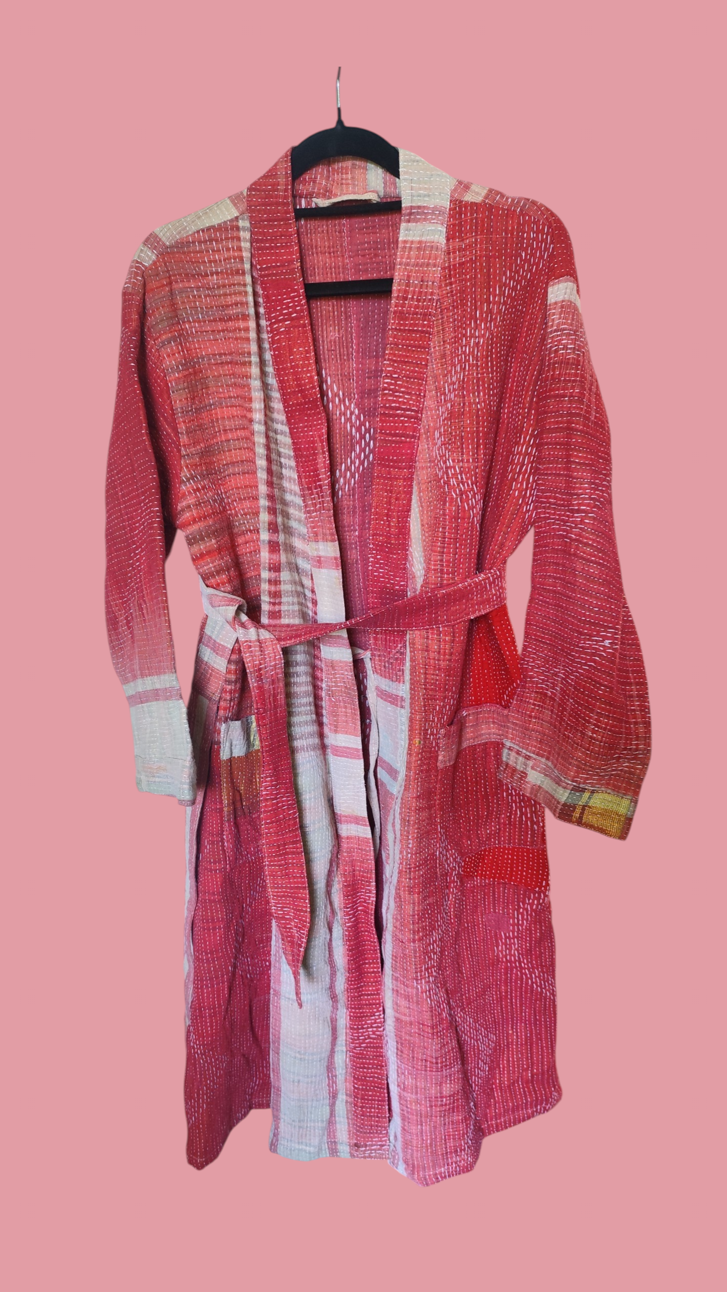 Kantha jas lang rood
