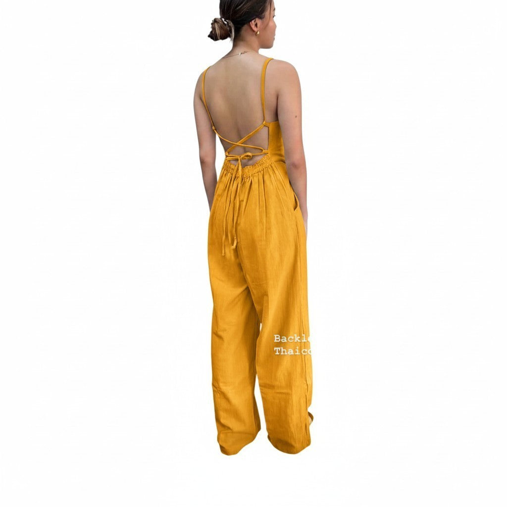 Linnen jumpsuit