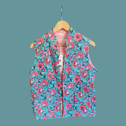 Katoenen gilet 56