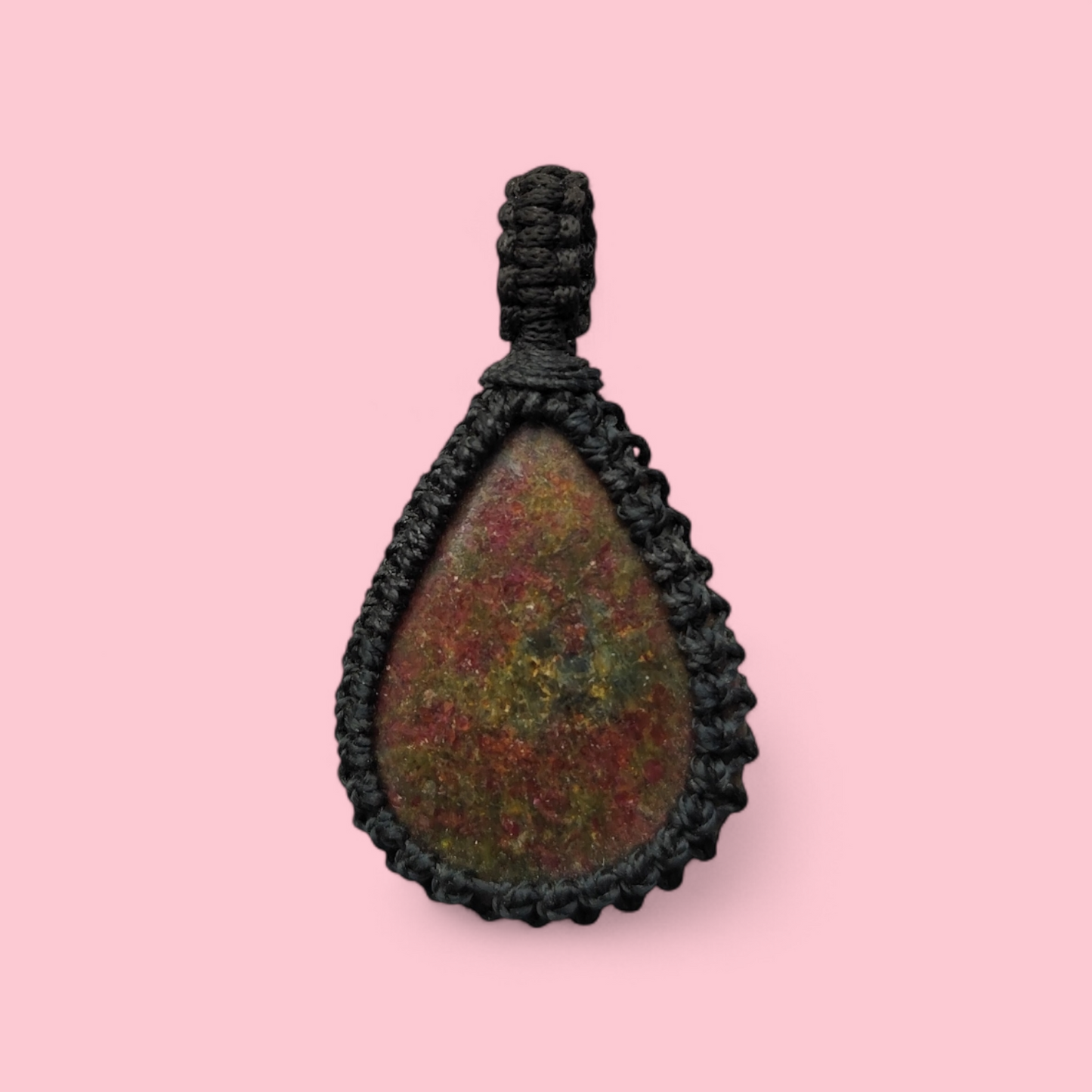 Macramé met mosagaat