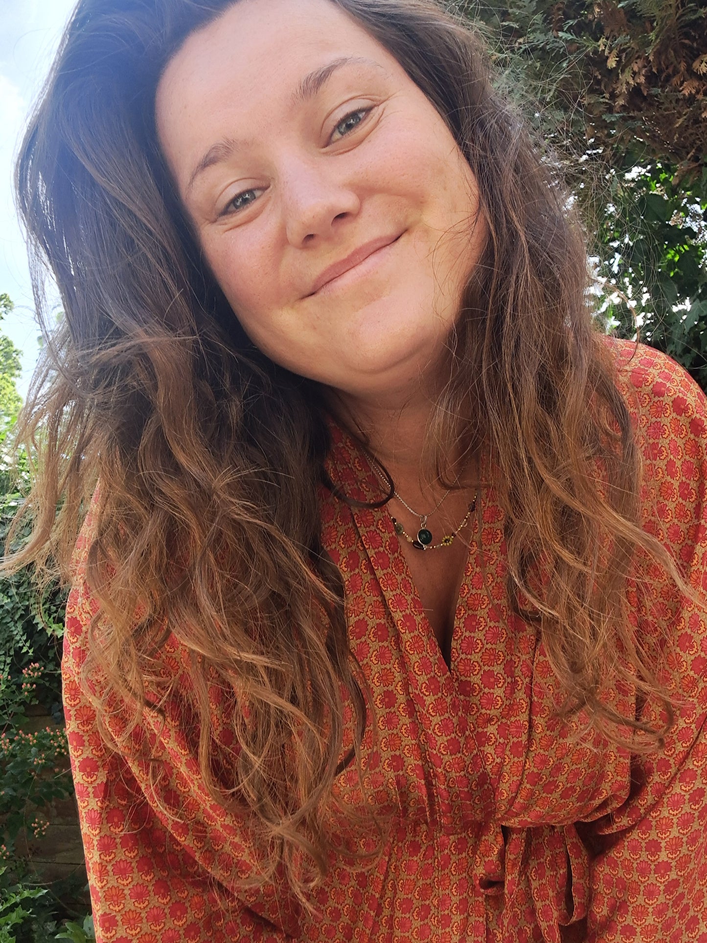 Kimono rood oranje
