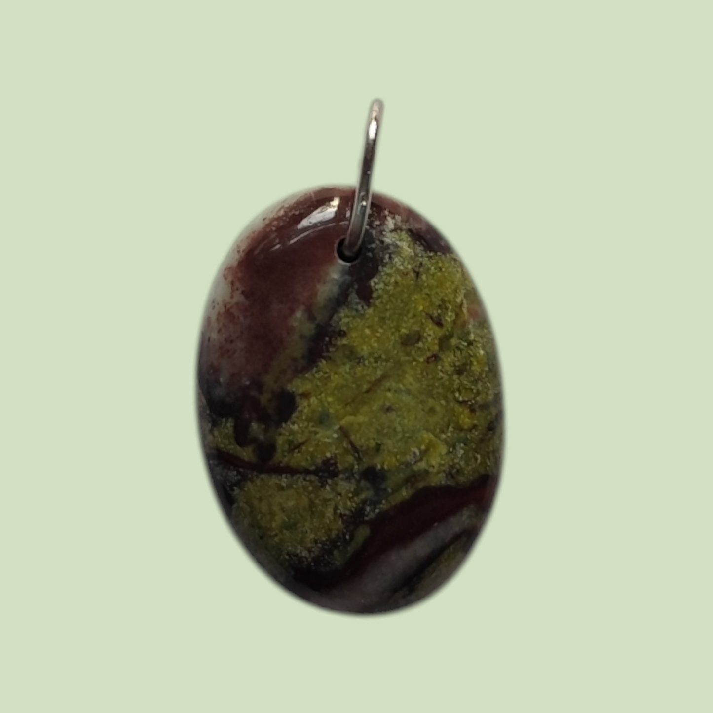 Hanger groen paarse jaspis