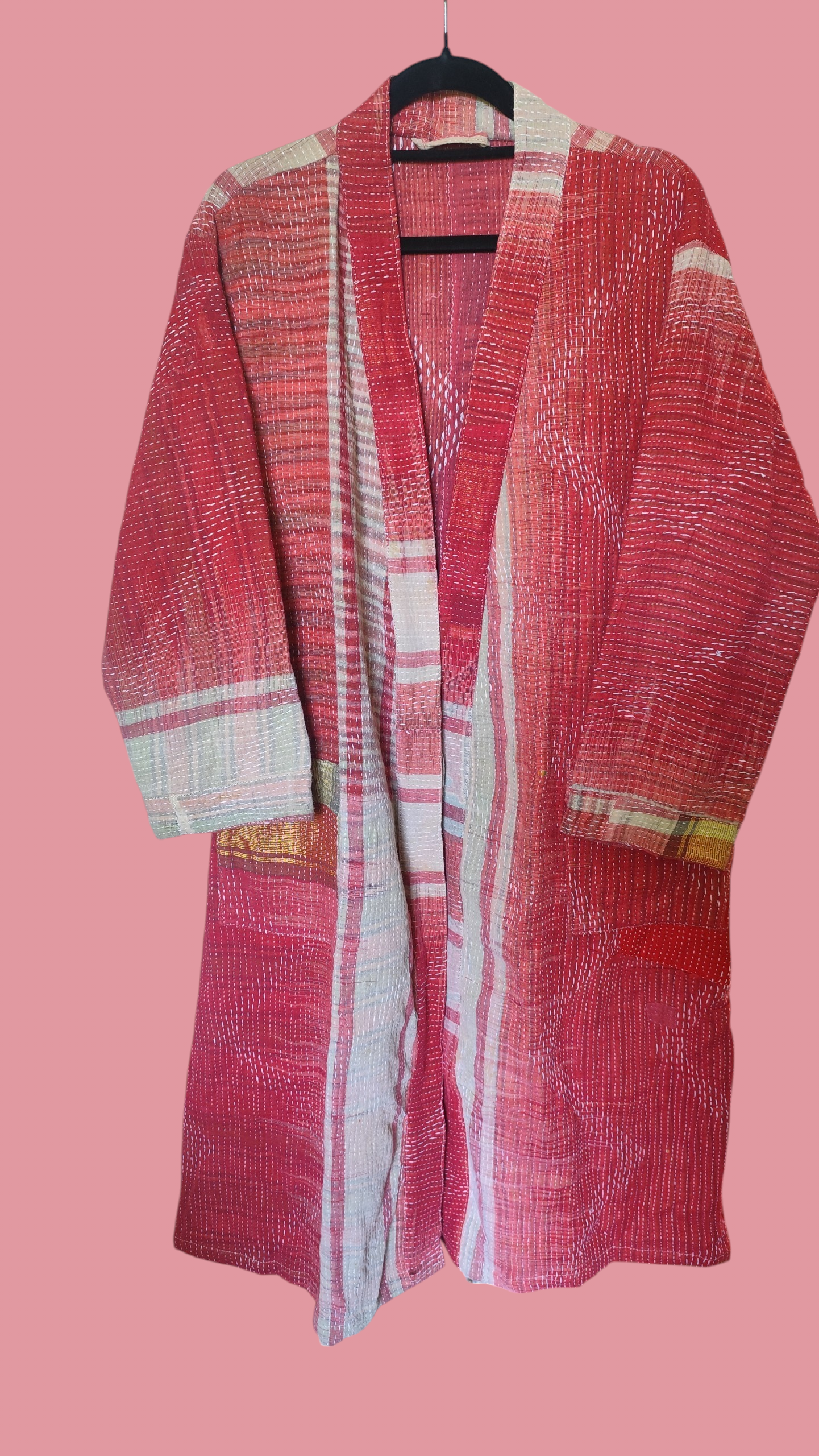 Kantha jas lang rood