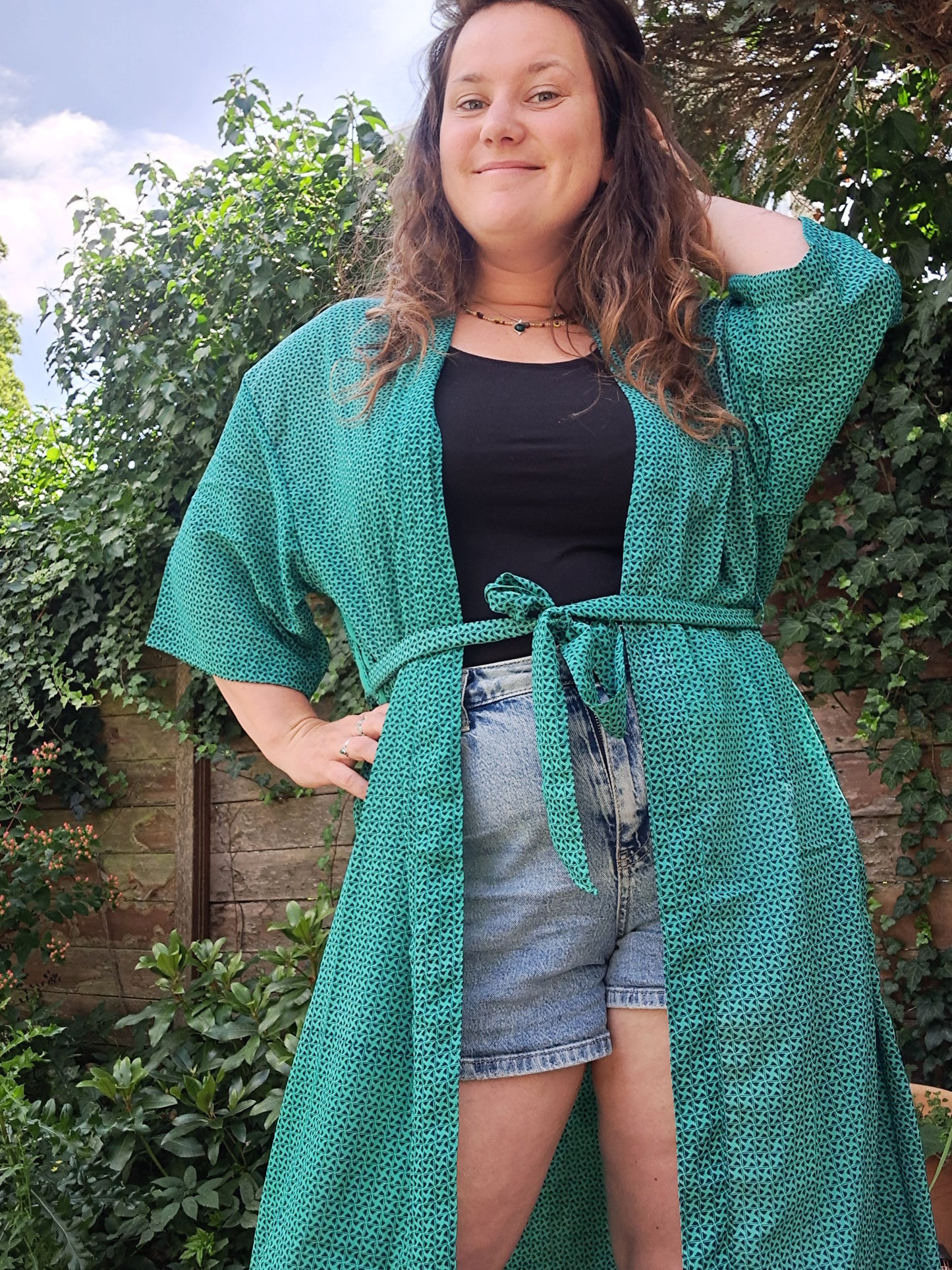 Kimono turquoise