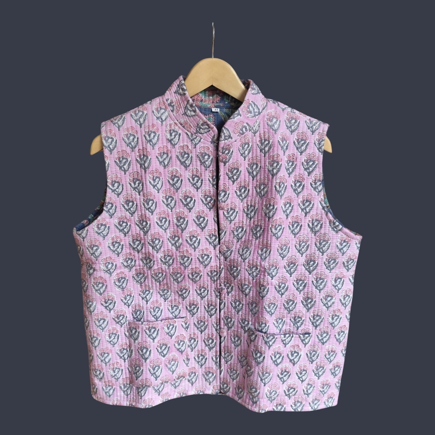 Katoenen gilet 48