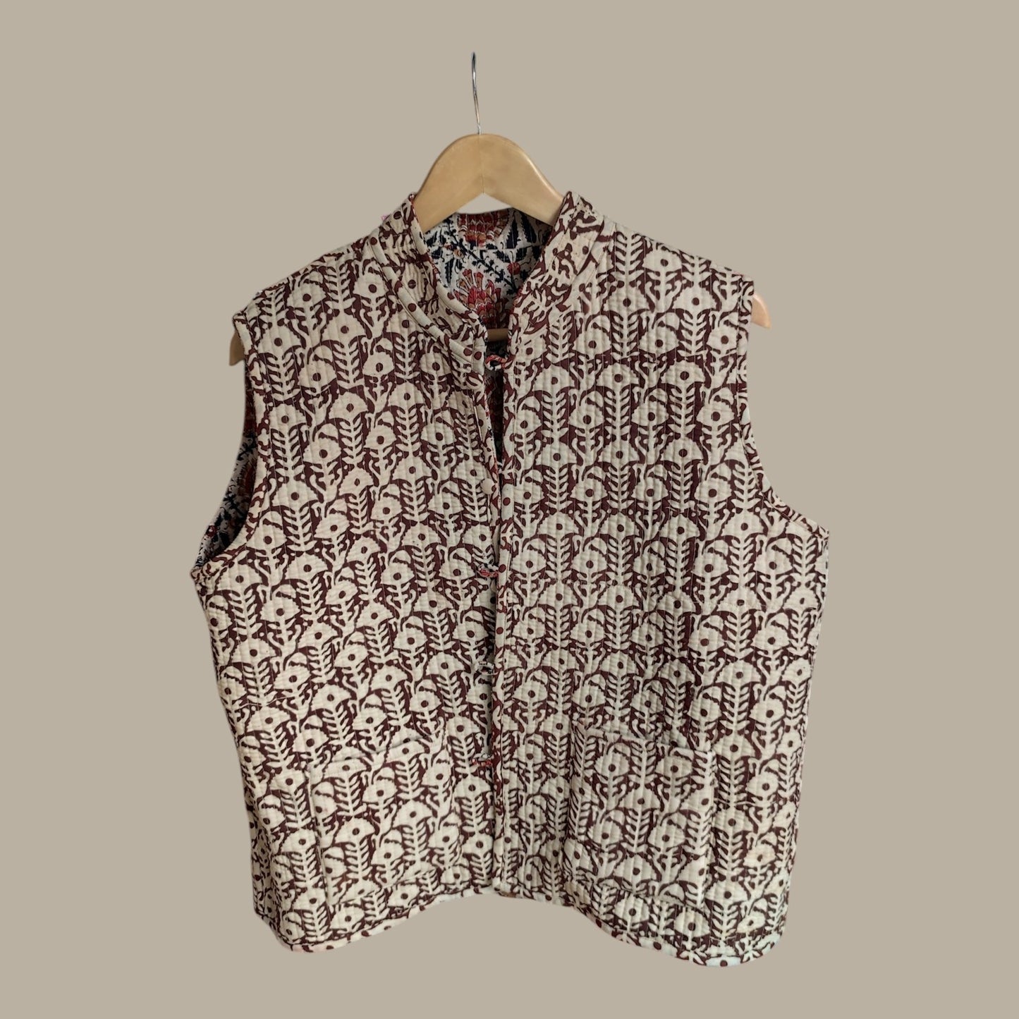Katoenen gilet 44