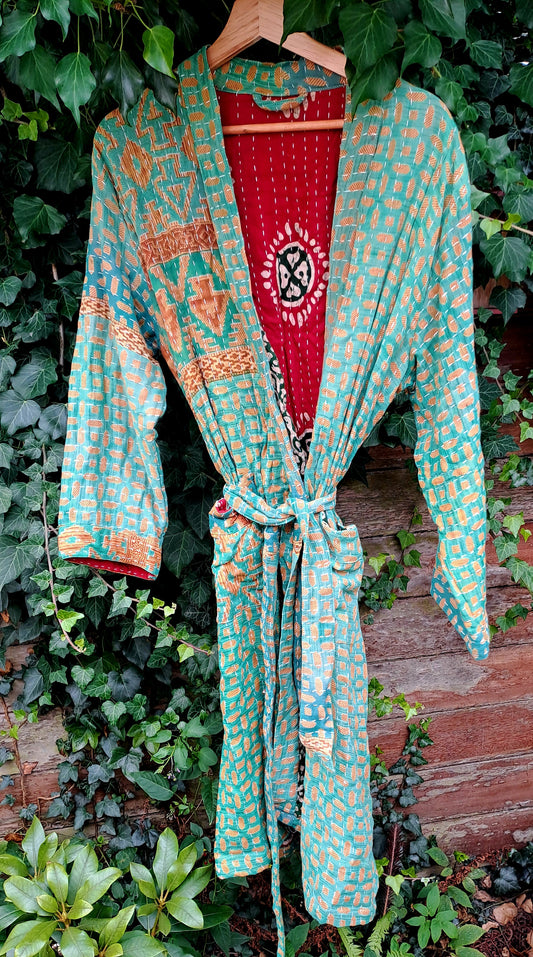 Lange kantha jas 2