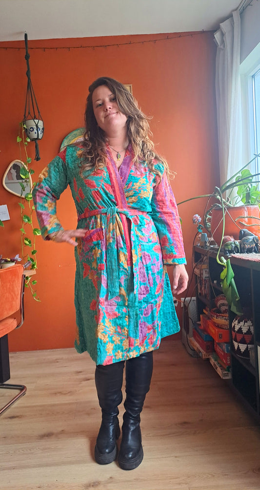 Lange kantha jas 12
