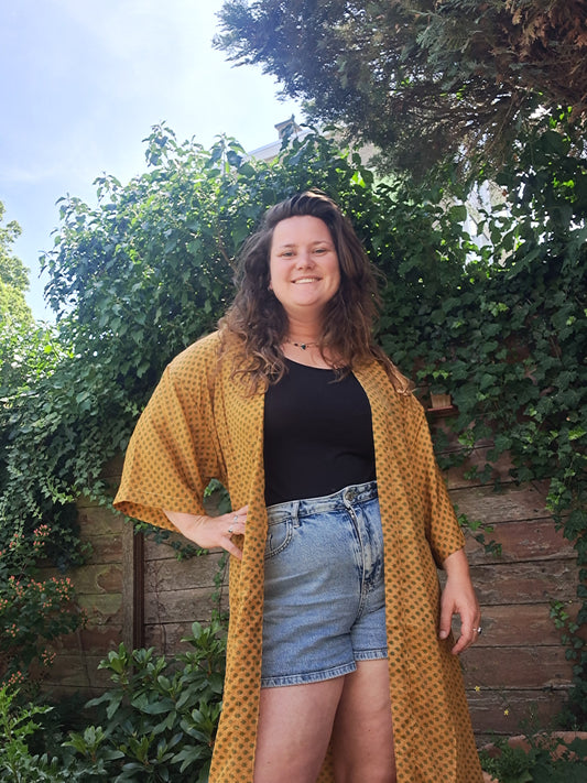 Kimono geel