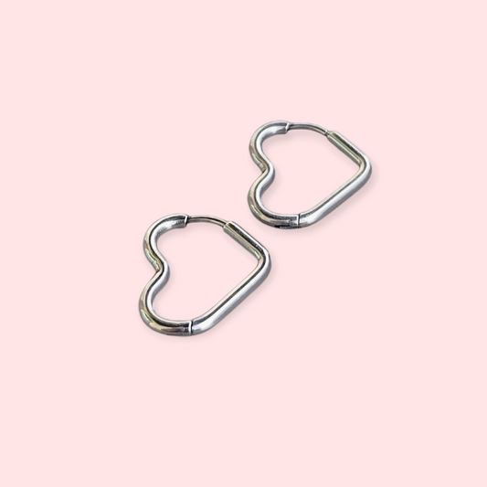 Hartjes zilverkleurig