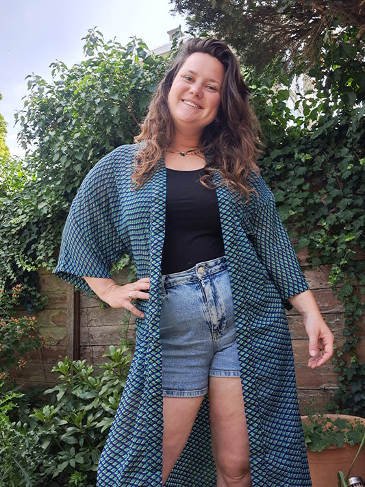 Kimono donkerblauw