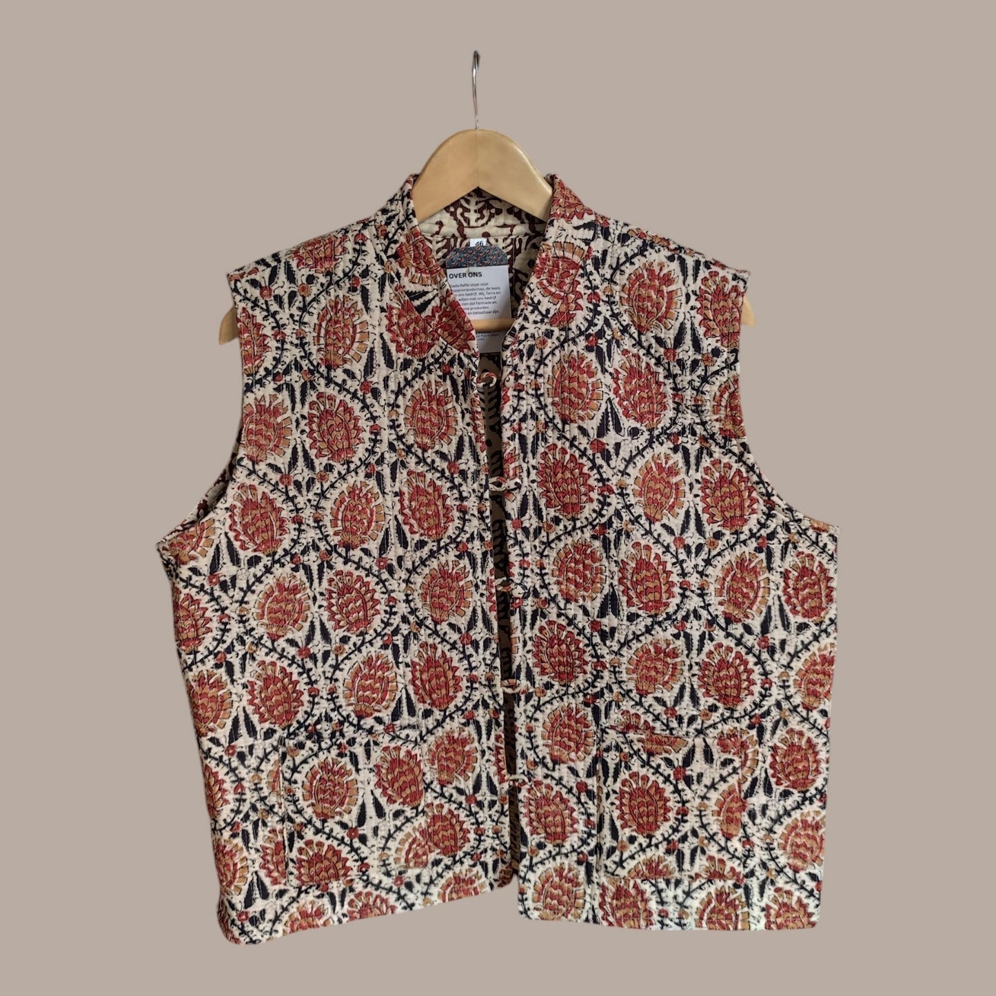 Katoenen gilet 44
